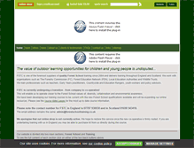 Tablet Screenshot of forestschooltraining.co.uk